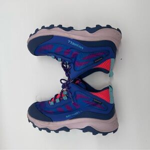 Big Kids Wide Merrell Moab Speed Mid Waterresistant Hybrid Sneakers